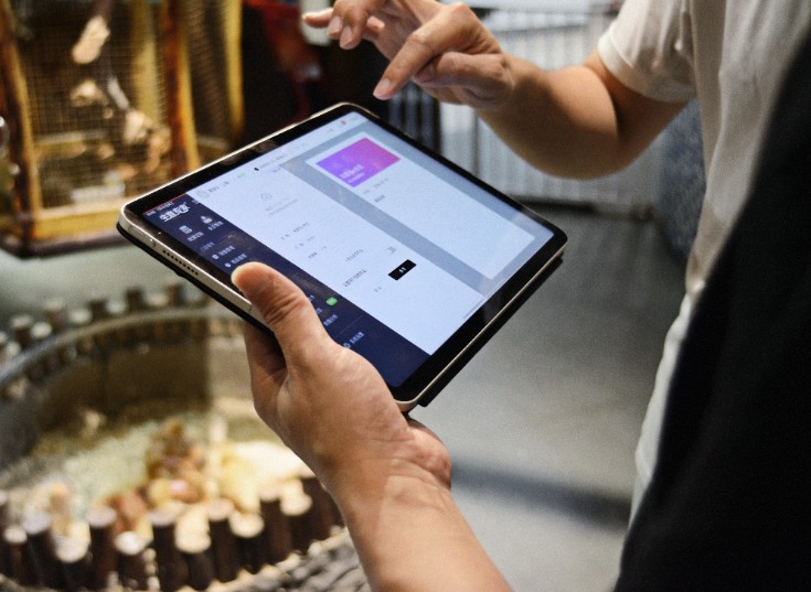 平板电脑收银界面展示